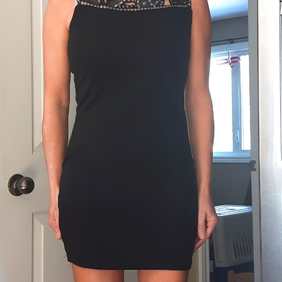 Little Black Cocktail Party Dress - Picture 2 of 3